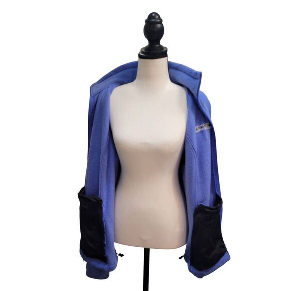 Columbia Solid Fleece Jacket 'Bluebell' Sz XL - Picture 6 of 9